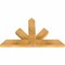 Ekena Millwork Saratoga Rough Sawn Timber Gable Bracket, Western Red Cedar, 36"W x 23"H x 2"D x 4"F, 15/12 Pitch GBW036X23X0204SAR00RWR - alternate 5